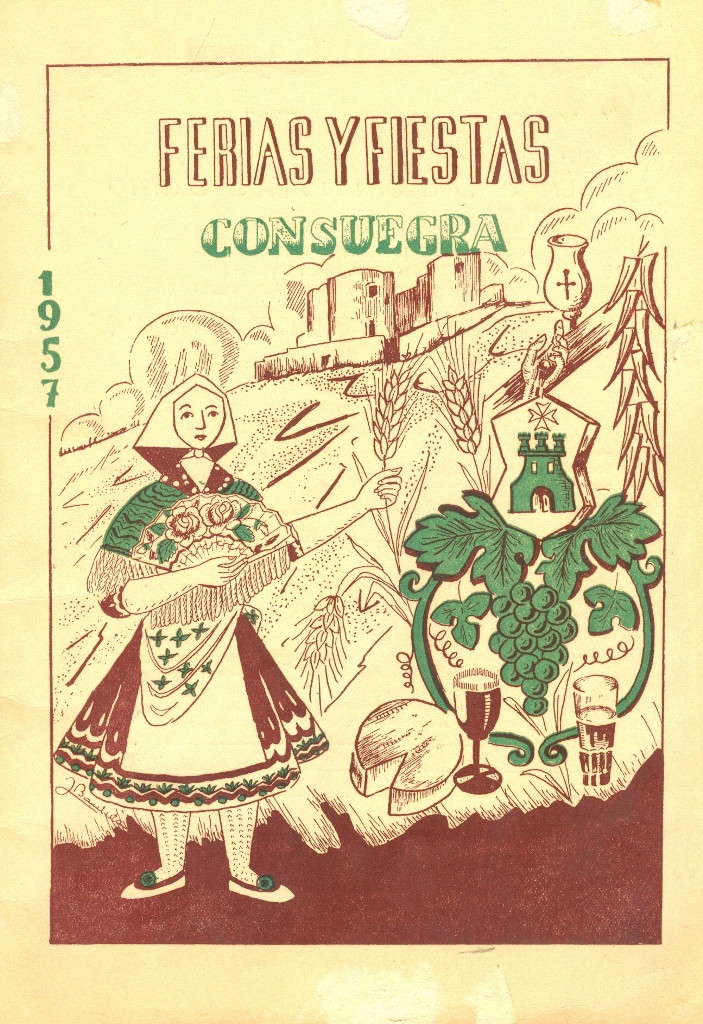 Fiestas patronales en honor al Santísimo Cristo de la Veracruz 1957 Consuegra